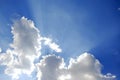 Soft blue sky cloud nature background Royalty Free Stock Photo