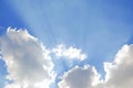 Soft blue sky cloud nature background Royalty Free Stock Photo