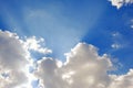 Soft blue sky cloud nature background Royalty Free Stock Photo