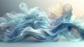 Soft Blue Textured Waves Royalty Free Stock Photo