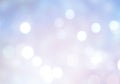 Soft blurred lights blue purple background.Christmas backdrop. Winter holiday texture Royalty Free Stock Photo