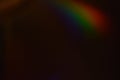 Soft blurred rainbow spot glowing gently Royalty Free Stock Photo