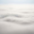 Soft, blurred white surface resembling fluffy clouds or a snow-covered landscape. Smooth texture Royalty Free Stock Photo