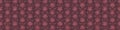Soft Blurry Dot Ikat Tapestry Banner Texture. Seamless Border Pattern. Abstract Space Dye Blotched Dotty Melange Effect.