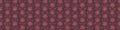 Soft Blurry Dot Ikat Tapestry Banner Texture. Seamless Border Pattern. Abstract Space Dye Blotched Dotty Melange Effect.