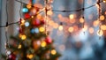 Soft Bokeh christmas theme abstract background Royalty Free Stock Photo