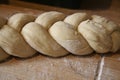 Braided Country Bread Dough, Artisan Soft Egg Brioche, Farmer Market Bakery, Handmade Traditional Bread