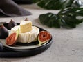 soft brie camembert cheese Royalty Free Stock Photo