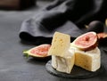 soft brie camembert cheese Royalty Free Stock Photo