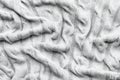 A soft, cable-knit fabric texture background in cozy heather gray. The intricate, twisting knit Royalty Free Stock Photo