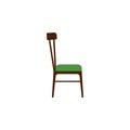 soft chair flat icon. Element of furniture colored icon for mobile concept and web apps. Detailed soft chair flat icon can be used