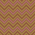 Soft chevron stripes knitted texture geometric
