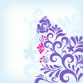 Soft classic floral background