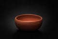 Soft clay pot : bowl Royalty Free Stock Photo
