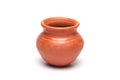 Soft clay pot : pitcher Royalty Free Stock Photo