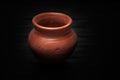 Soft clay pot : pitcher Royalty Free Stock Photo