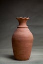 Soft clay pot :vase Royalty Free Stock Photo