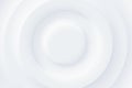 Soft, clear and simple futuristic neumorphism shape elements design. Abstract 3D circle papercut layer white wallpaper