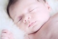 Newborn baby face Royalty Free Stock Photo