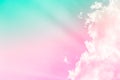 Soft cloud background color.