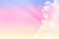 Soft cloud background color.