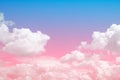 Soft cloud with colorful sky for backdrop background