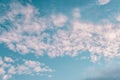 Soft cloud texture on blue sky Royalty Free Stock Photo