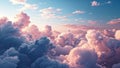 Dreamy Cloud Business Background Royalty Free Stock Photo
