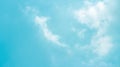Soft Clouds in a Light Blue Sky Royalty Free Stock Photo