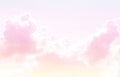 Soft cloudy is gradient pastel,Abstract sky background in sweet color Royalty Free Stock Photo