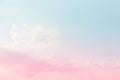 Soft cloudy is gradient pastel,