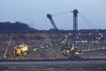 Soft coal open cast mining Hambach (Germany) - Rotary excavator