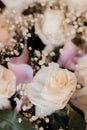 Soft color Roses in bouquet Background Royalty Free Stock Photo