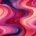 Soft colored waves with vibrant blends and multidimensional shading (tiled)