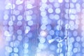 Soft colorful bokeh background. Luminous garlands of electric li Royalty Free Stock Photo