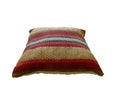 Soft colorful stripes pillow Royalty Free Stock Photo