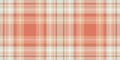 Soft coral and pastel plaid pattern. Perfect for textile design, website backgrounds, or branding projects. This seamless texture Royalty Free Stock Photo