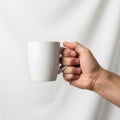 Is soft creating gentle shadows and highlighting the mug s smooth Royalty Free Stock Photo