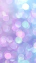 Soft delicate blur bokeh background in dusky violet, powder blue, and silver gray colors Royalty Free Stock Photo