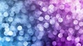 Soft delicate bokeh background in dusky violet, powder blue, and silver gray colors Royalty Free Stock Photo