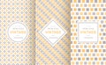 Soft different vector seamless patterns