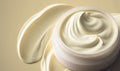 Soft and Dreamy White Skincare Cream for Beauty Products.