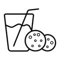 Soft drink vector icon illustration