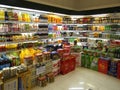 Soft Drinks And Juice In Supermarket