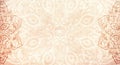 Soft earthy terracotta sandstone textured background with mandala decorations