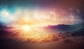 Soft Ethereal Sunrise Background for Professional Use.