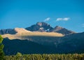 Soft Evening Light Hits Longs Peak in Summer Royalty Free Stock Photo