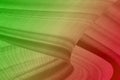 soft fabric abstract gradient red and green pattern curve textile shape decorative texture background Royalty Free Stock Photo