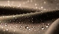 soft fabric repelling water drops .Background concepr. Generated Image Royalty Free Stock Photo