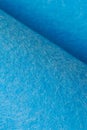 Soft felt textile material Airy Blue colors, colorful texture flap fabric background Royalty Free Stock Photo